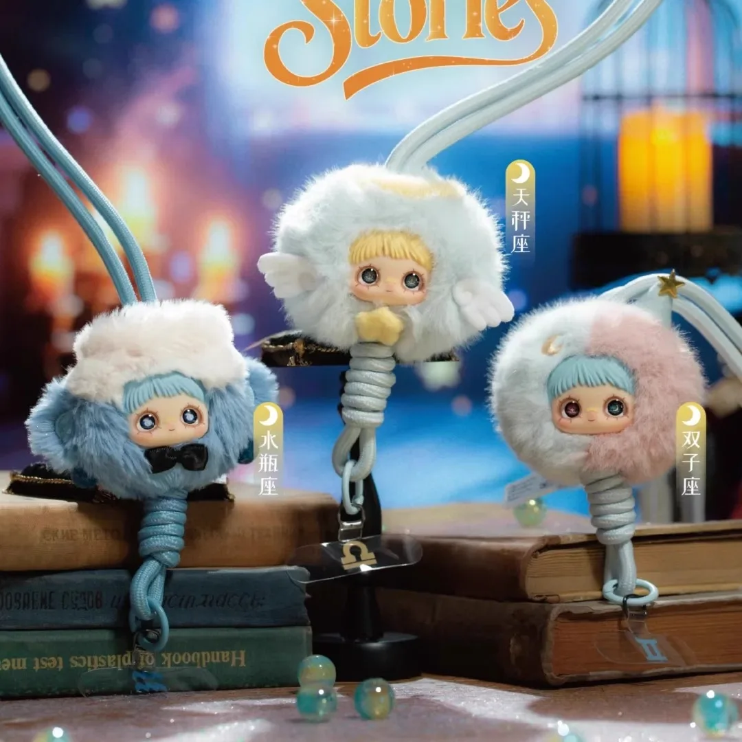 New Maymei Kawaii Ada Bear Plush Doll Blind Box Horoscope Stories Series Handmade Decoration Pendant Surprise Anime Toy Gift
