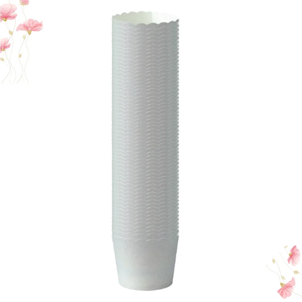 

50 Pcs Paper Cups Cake Cupcake Wrapper Baking Supplies Wrapping Muffin Grey Accessory