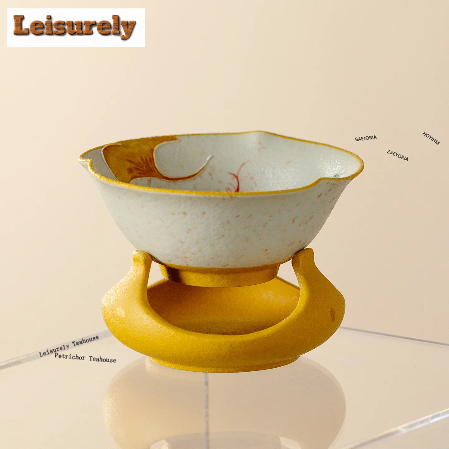 

Ручная роспись, золотистый абрикосовый заварочный чайник-инфузор, японский чайный фильтр-дозатор, бытовой фильтр для заваривания чая, подарок для любителей чая