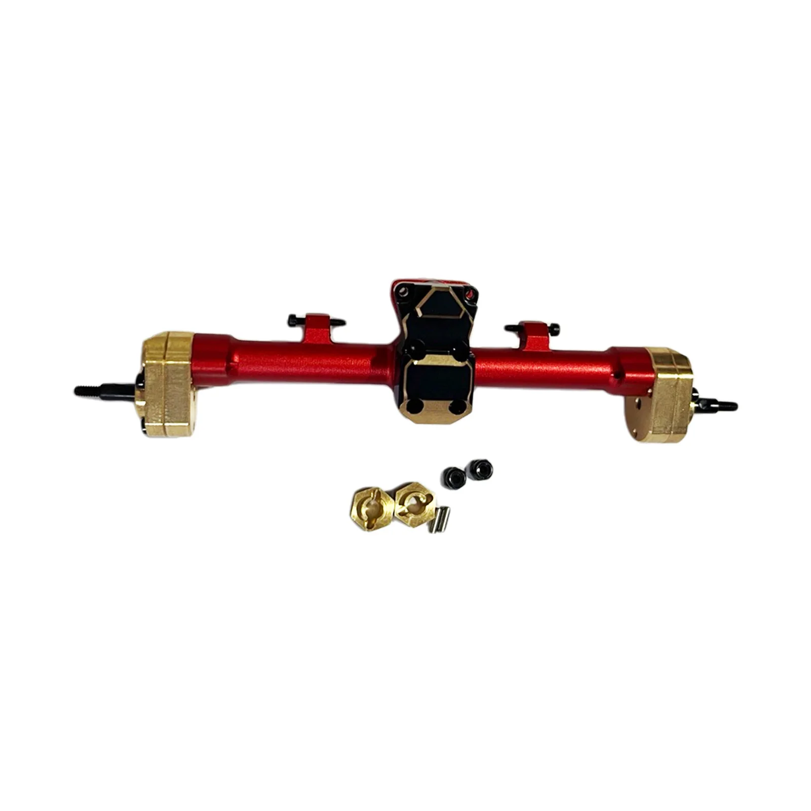 

RCGOFOLLOW 1/24 Обновление из алюминиевого сплава повышает заднюю ось RC Обновление детали Rc Задний мост для осевого автомобиля Scx24 RC Красный