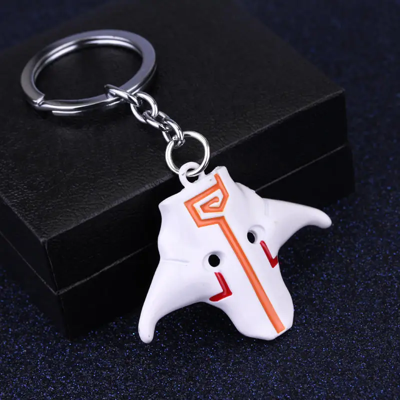 Dota 2 Keyring Keychain Hot Game Dota2 Butcher Pudge Hook Butterfly Sword Weapon Vanguard TALISMAN OF EVASION Key Chain Key Ring