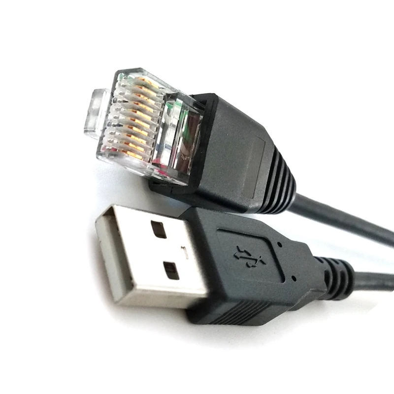 USB To RJ50 Console Cable AP9827 For APC Smart UPS 940-0127B 940-127C 940-0127E With Molded Strain Relief Boot