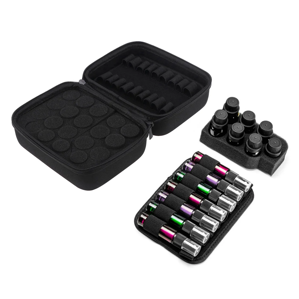 

Essential Oils Travel Case Portable Perfume Lipstick Bottle Storage Case Travel Essential Oil Storage Box Large Capacity Ball