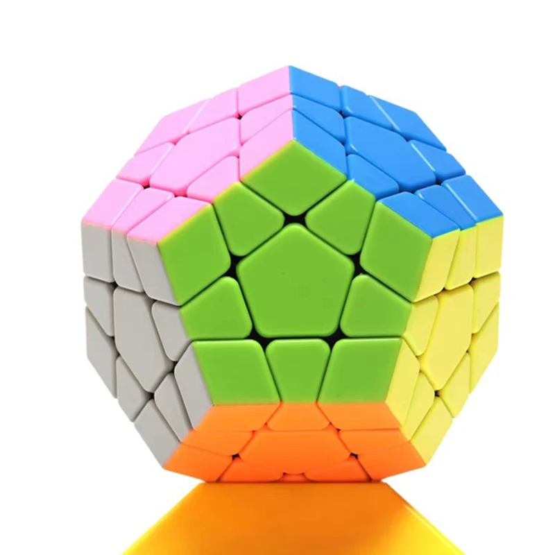 Megaminx Dodecahedron Cube 3x3 Stickerless Speedcube Brain Teaser Educational Toys For Teens Boys Girls антистресс игрушка