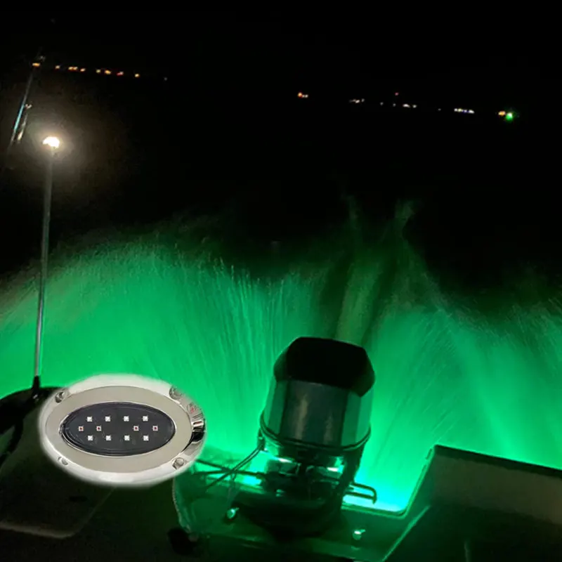 New Arrival WEIKEN Oval Waterproof IP68 Under Water Light Boat LED