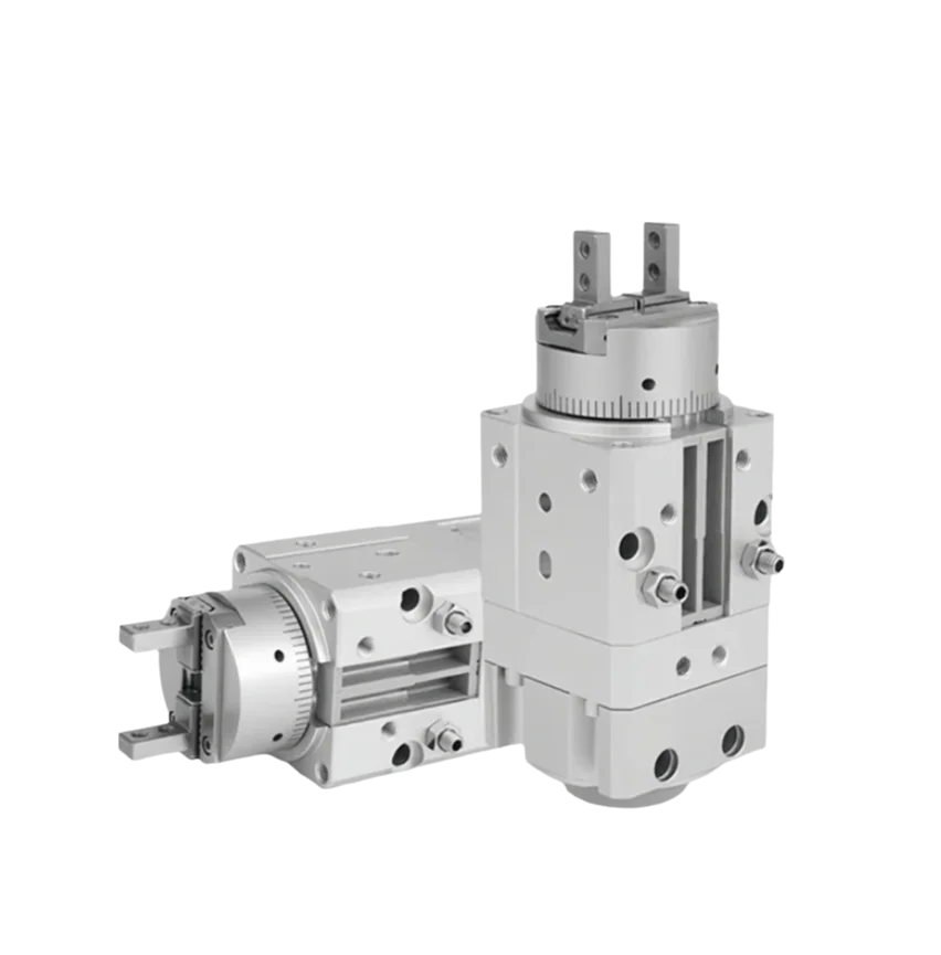أسطوانة إصبع متأرجحة بمخلب هواء دوار MRHQ10D/16D-90S/180S-N #3