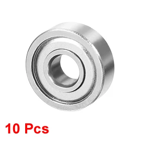 10pcs 5mmx14mmx5mm Double Shielded Miniature Deep Groove Ball Bearing Ball Bearings Single Row Bearing for Industrial Equipment