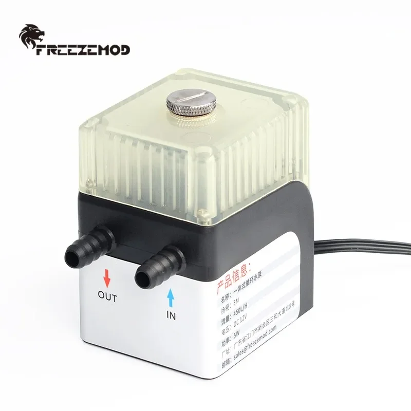 FREEZEMOD refrigeratore d'acqua 12V pompa serbatoio acqua integrata cuscinetto in ceramica bocca pagoda modelli 2022. PUB-12BT