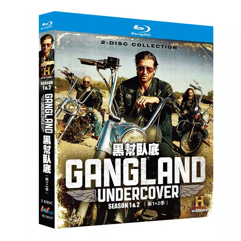 Blu-ray Ultra HD TV Series: Undercover Gangster Season 1–2 Box Set with Chinese and English Subtitles
