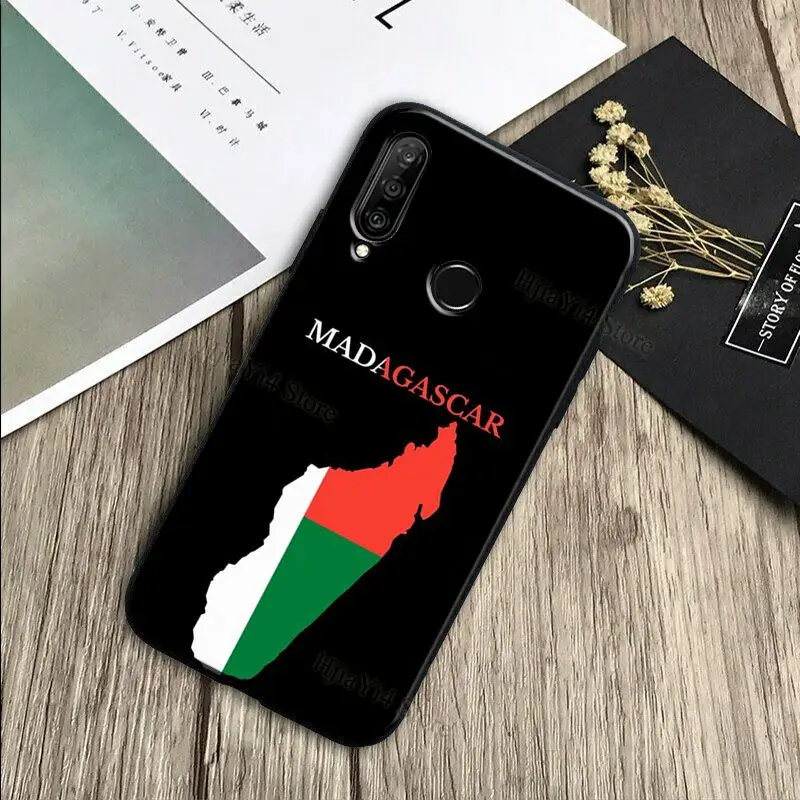 Madagascar Flag Case For Huawei P20 Lite P40 P30 Pro Mate 20 Lite P Smart 2019 Z Nova 5T Honor 50 10i 8X 9X