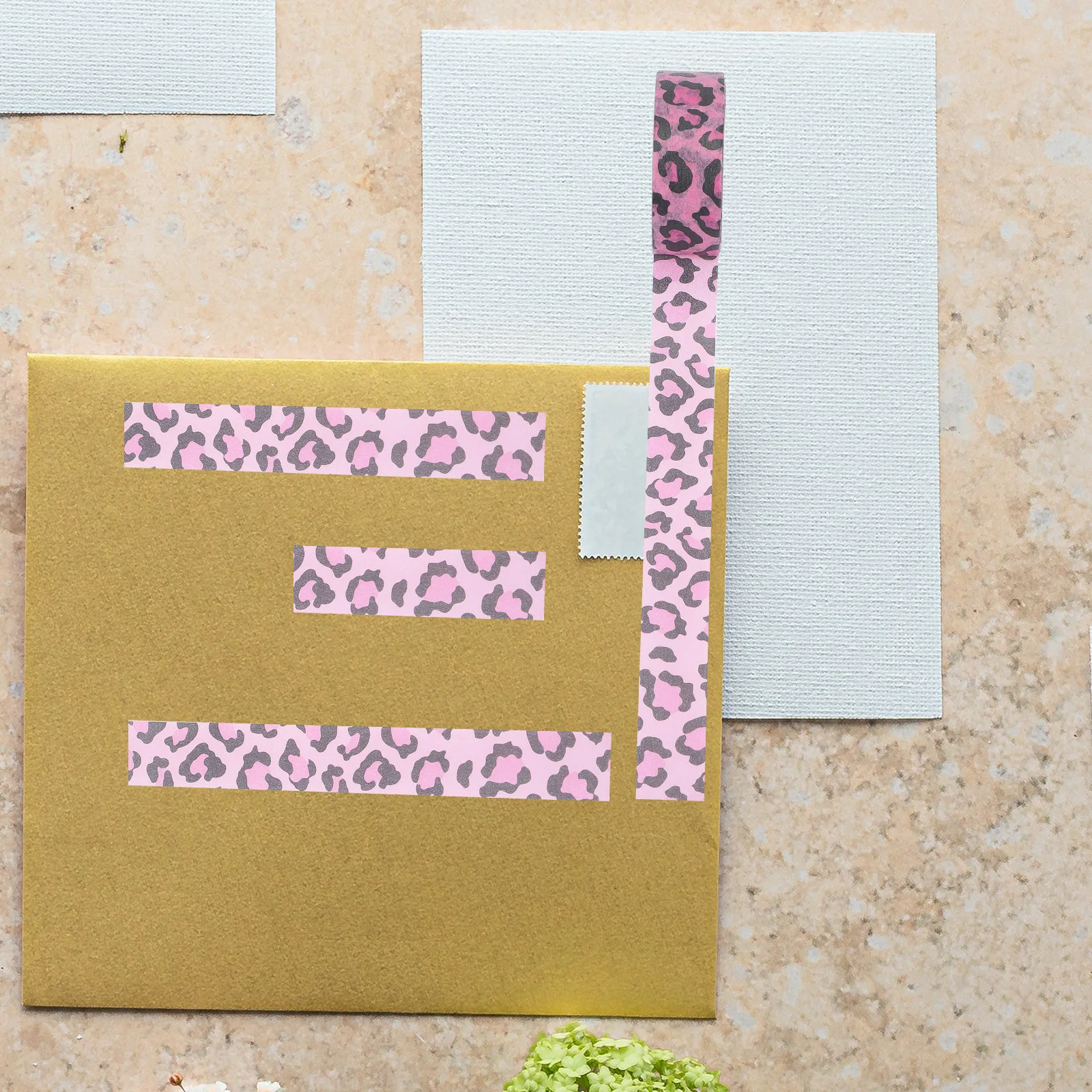 5 قطعة 5 لفات ورقة ليوبارد اخفاء Diy بها بنفسك سكرابوكينغ مجلة الحيوان يطبع الشريط الحرفية هدية مذكرات الشريط التفاف أشرطة #1