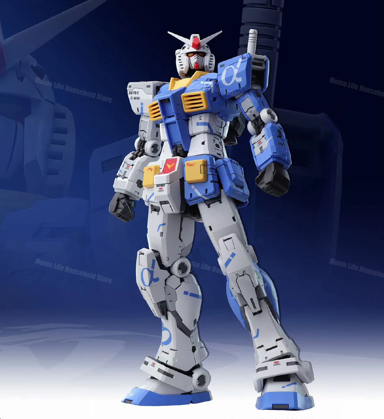 FATCAT Modell 1/100 MG Rx-78-2 2.0 Vergrößerte Version Kowloon Style Farbschema Kunststoffskelett Actionfigur Roboter Kunststoffmodell