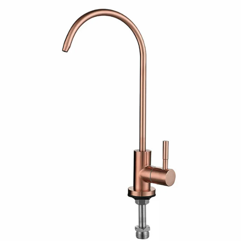 

matte black Drinking Water Filter Tap 304 Stainless Steel RO Faucet Purify System Reverse Osmosis robinet cuisine torneira KF09