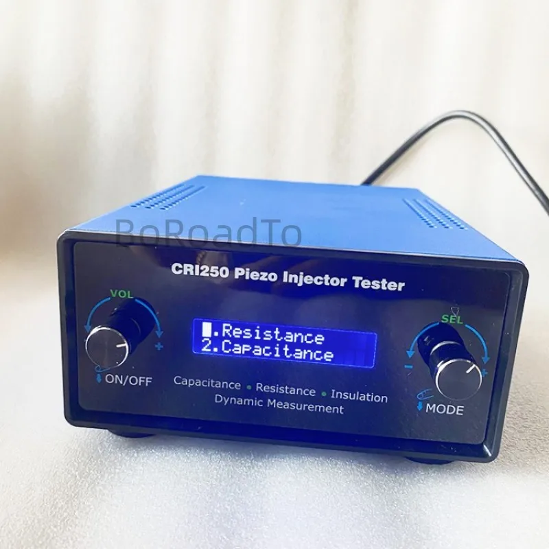 CRI250 Diesel Piezo Common Rail Injector LCR Pulse Tester Crystal Resistance Capacitance Insulation Dynamic Lift Travel Test