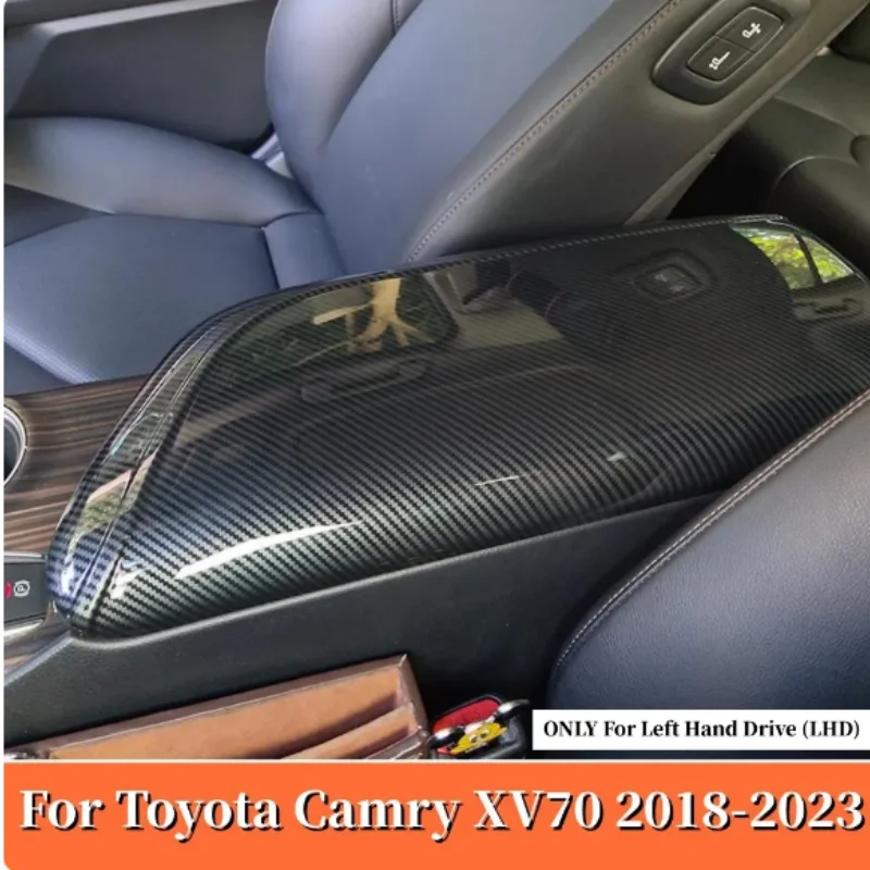 

For Toyota Camry XV70 2018 2019 2020 2021 2022 Center Console Armrest Box Cover Car Accessories Interior Decoration Molding