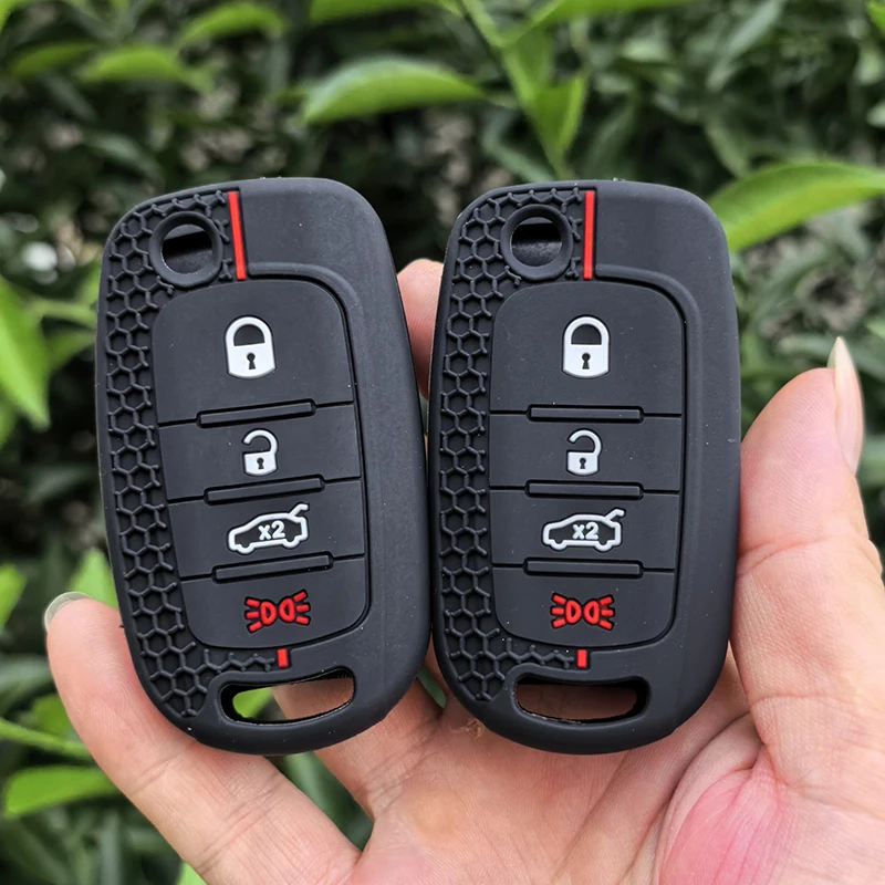 Funda Protectora de Silicona para Llaves de Coche FIAT Tipo, Toro, Nuovo Freedom, 500X, Doblo, Argo, Grazie, Accesorios para Llaves