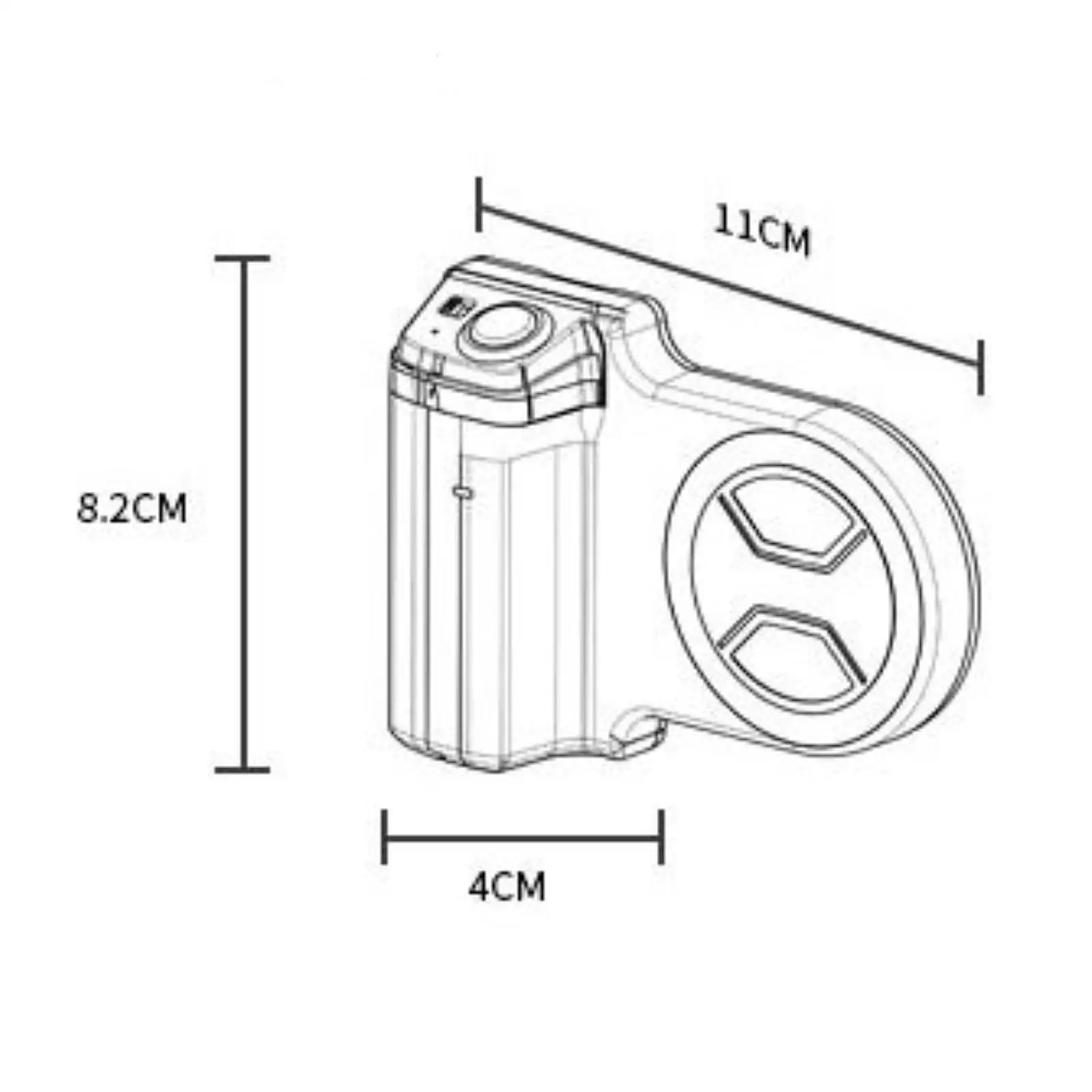 1/4 Screw Nut Tripod Mount Wireless Shutter Remote Magnetic Phone Camera Grip