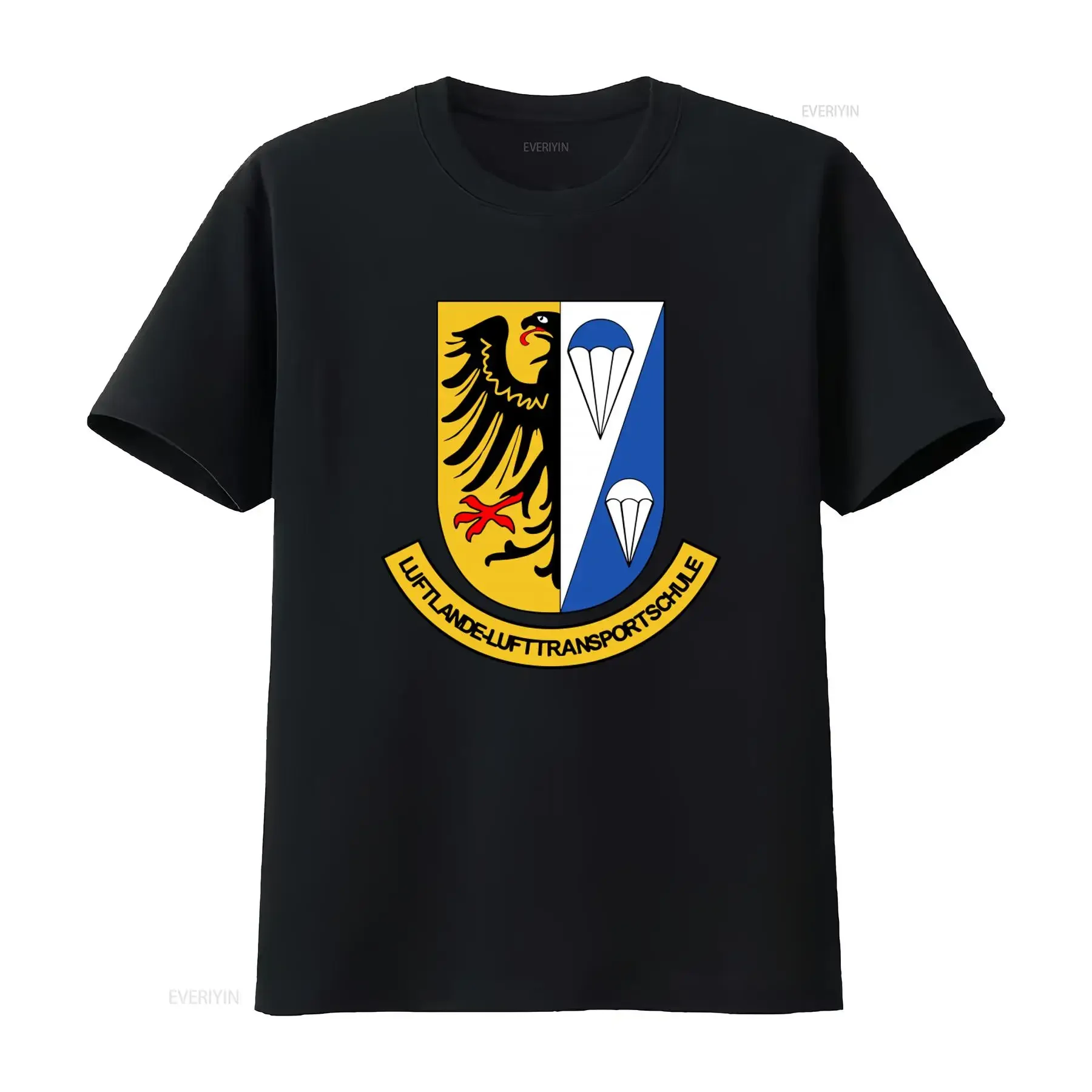 Airborne and Air Transport School Bundeswehr BW Bund T Shirt 10681 Unique Military Design for Men vintage Washed