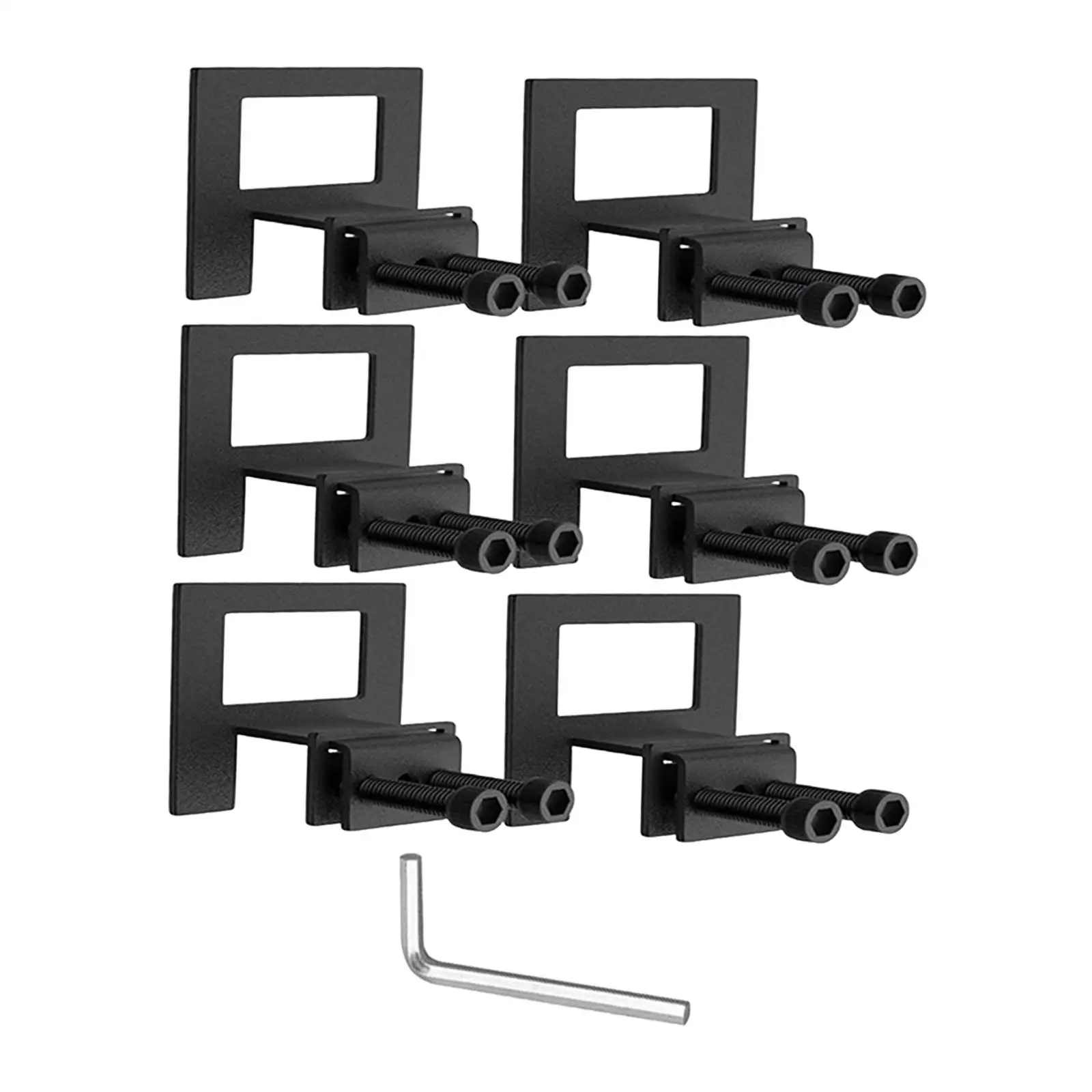 6Pcs Mattress Retainer Bar Mattress Sliding Limiter Anti Slip for Metal Frame Mattress Holder in Place for Home House Bedroom