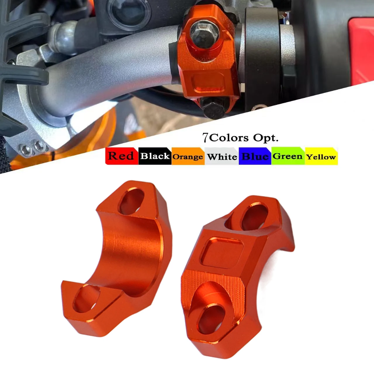 Couvercle de pince CNC pour moto, maître-cylindre de frein et d'embrayage de 22MM, barre de guidon pour KTM EXC EXCF SXF SX 250 300 350 450 500 530 pièces