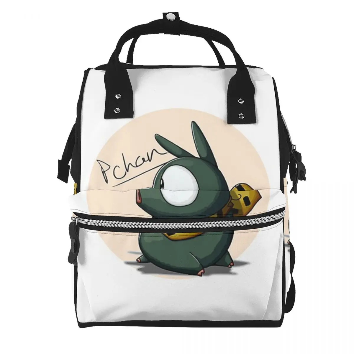 P Chan Ranma Student Backpack School Bag Hiking Travel Daypack for Men Women Bookbag Shoulder Bags