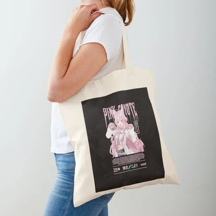 

Pink Coyote Tote Bag Custom bag tote bag women Woman shopper reusable grocery bags