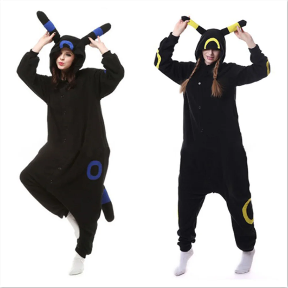 Pokemon Eevee Costume Anime Cosplay Suit Halloween Christmas Kigurumis Jumpsuit Women Men Pajama Onesies