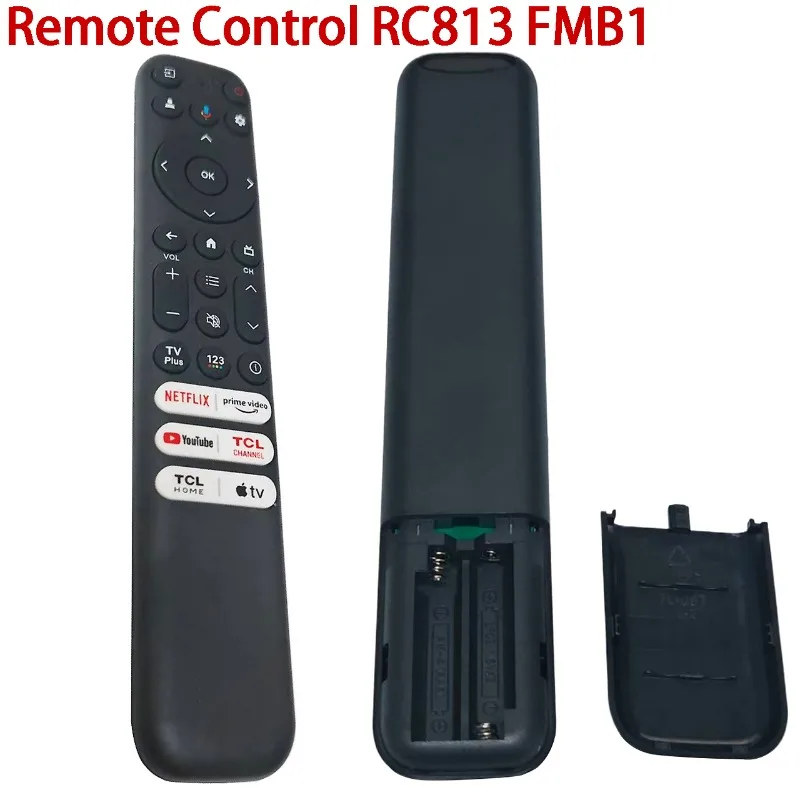 جهاز تحكم عن بعد بديل RC813 FMB1 جهاز تحكم عن بعد للتلفزيون الصوتي متوافق مع تلفزيون TCL الذكي FMB3 55Q650G 55Q670G 70S470G 85QM850G #1