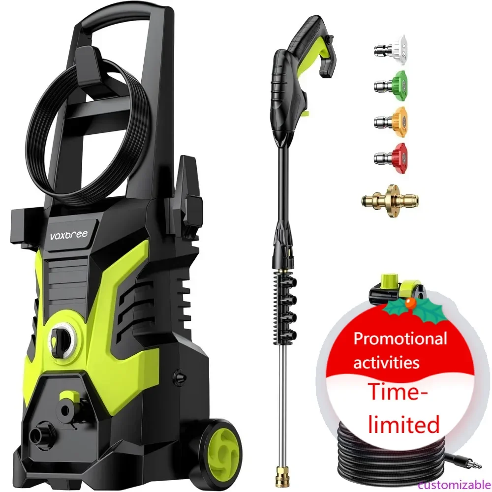 

Hot sales2500 PSI 1.76 GPM Electric Pressure Washer with 4 Nozzles, Foam Cannon, and High-Pressure Cleaning Features