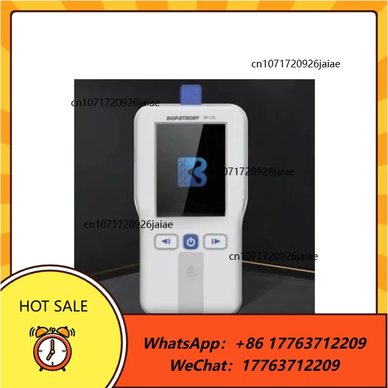 Portable High accuracy Dry chemical analyzer UA +Urea +GLU+ TG +TCH + HDL-C+LDL-C +ALT+AST+ HB Use BK100
