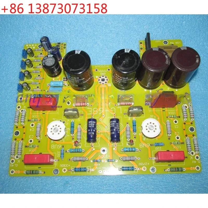 Circuito clásico American Dynaco ST70, circuito amplificador 6U8 push EL34, placa de amplificación LG-68F/D, potencia 2×45W