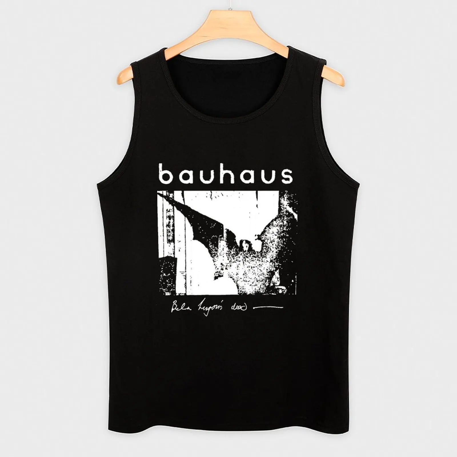 バウハウス - バットウィング - ベラ・ルゴシのデッドクラシックタンクトップジムアクセサリーメンズメンズジムスポーツウェアジム服メンズボディマン