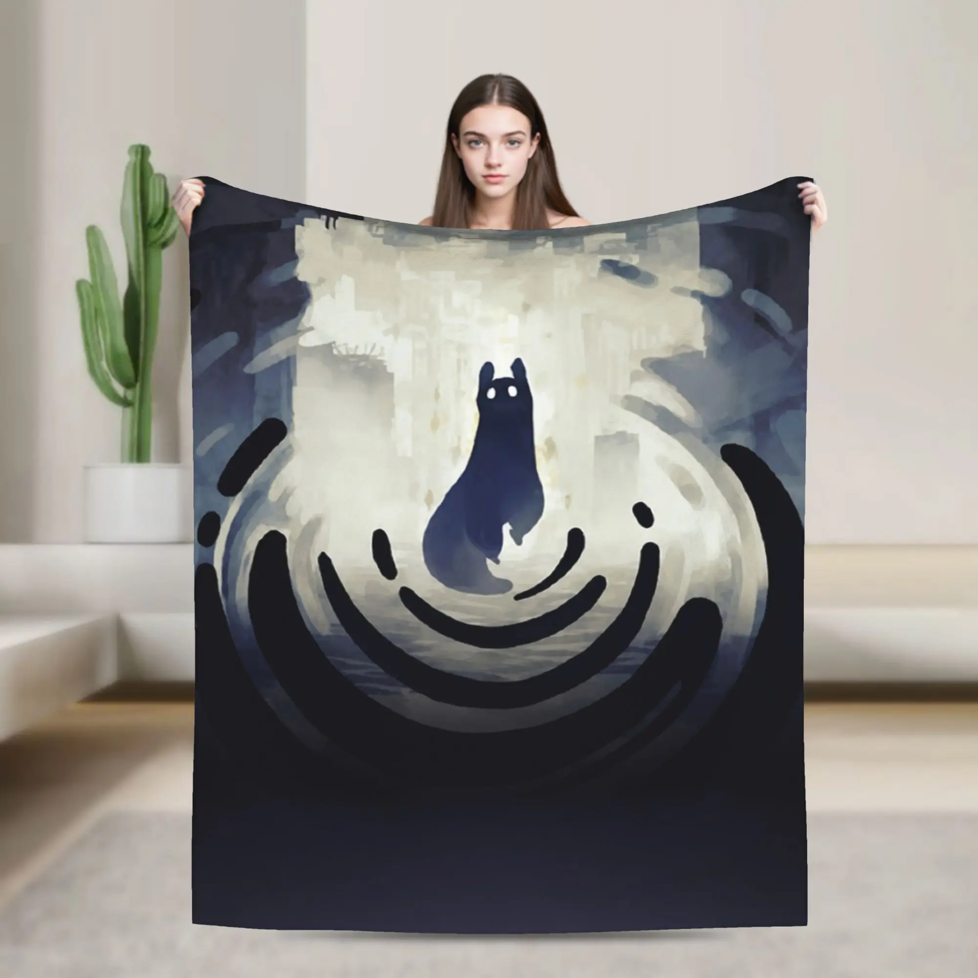 Rain World Slugcat Indie Game Survival Platformer Blanket Coral Fleece Plush  Cozy Soft Throw Blanket for Bedding Bedspreads