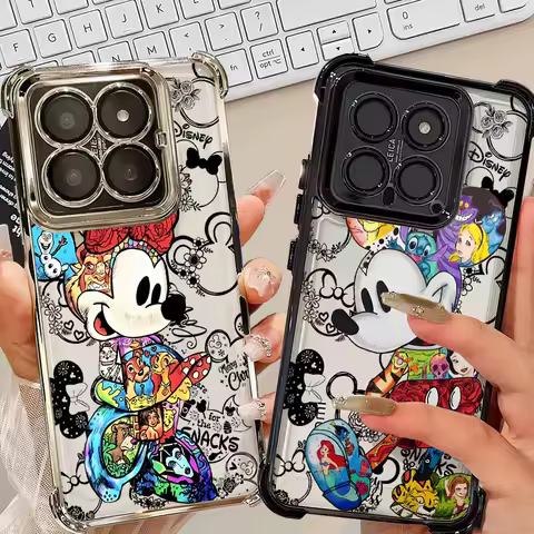 Cute Mickey Mouse For Xiaomi Redmi A5 A3 A1 15C 14C 13 POCO F8 Note 14 13 Mi 15T 14T 14 Ultra Pro Soft Phone Case