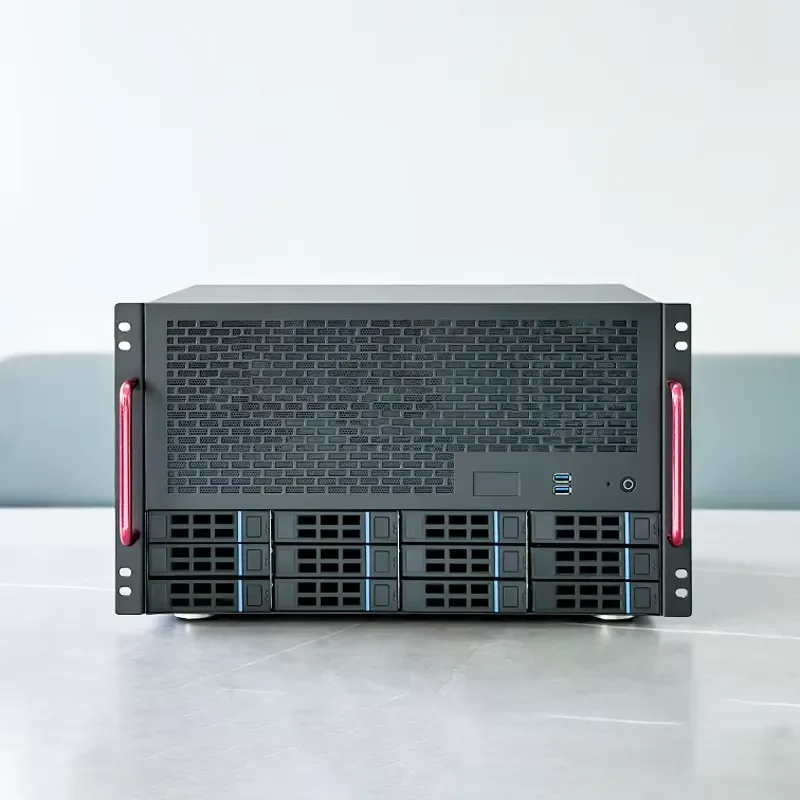 12S4 High Performance Gaming PC Case On-Demand Rack Server 12g Backplane ATX for Businesses and Organizations