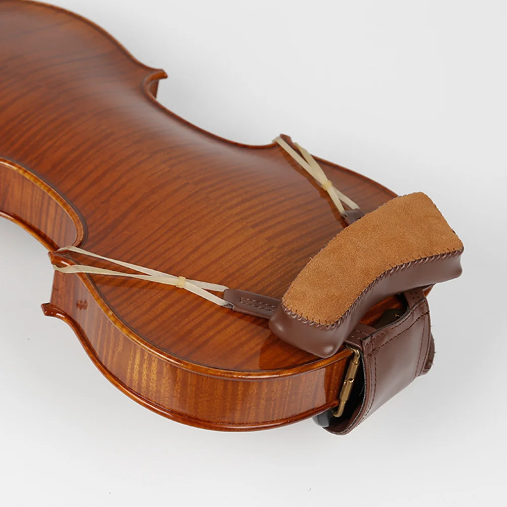 

Violin Shoulder Pad Set Chin Rest Adjustable Sheepskin Accessory Accessories for