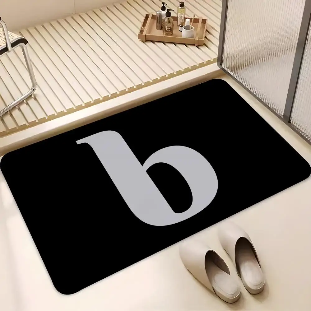 Modern Home B-Brooklinen Floor Mat Absorbent Floor Mat Non-Slip Entrance Rug for Bathrooms Restrooms and Toilets