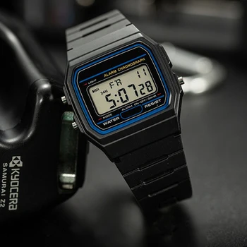 Top marque Simple carré montre-bracelet LED mode sport homme...