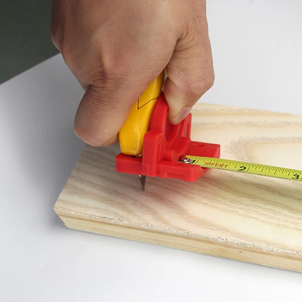 4pcs/set Wood Measuring Tool Set Plastic Woodworking Marking Tool For DIY Carpenter Tools Accessories