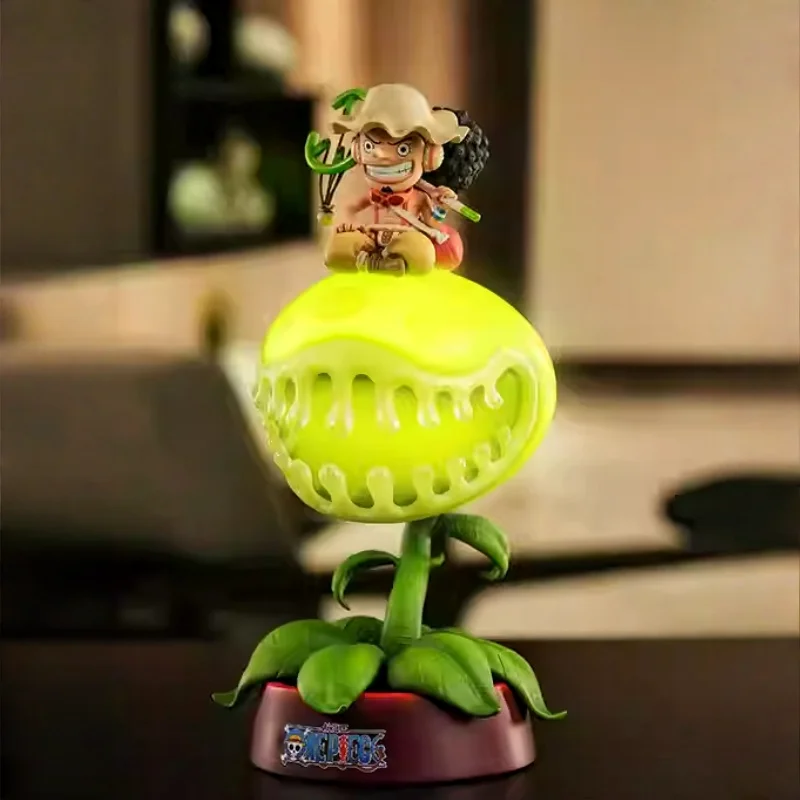 

Цельная серия Devil Fruit с голосовым управлением, ночник, лампа Луффи, Эйс Робин Чоппер, Ямато Усопп, Коллекционная игрушка из ПВХ, подарок