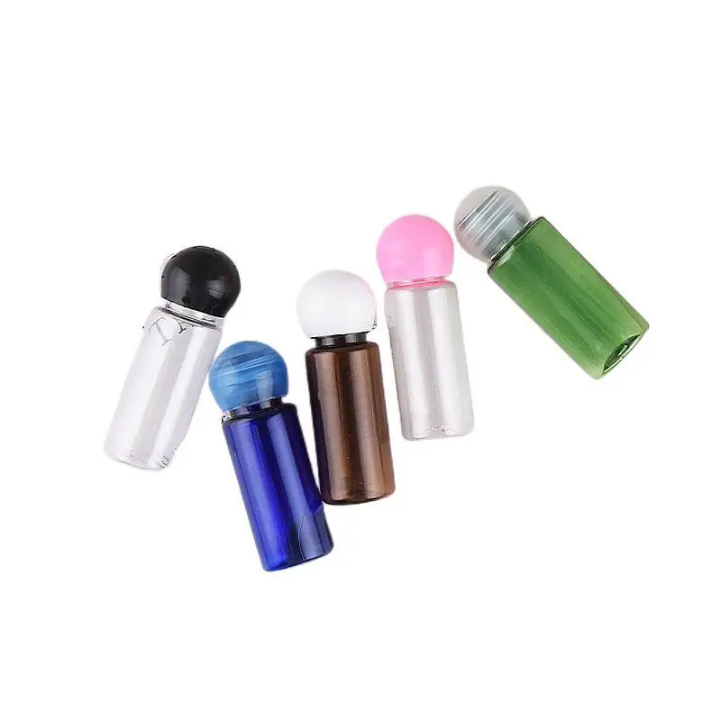 

20ml Reusable Clear Essential Oil Bottle with white Rubber Head Dropper Cap Cosmetic Refillable Containers dropper bottle