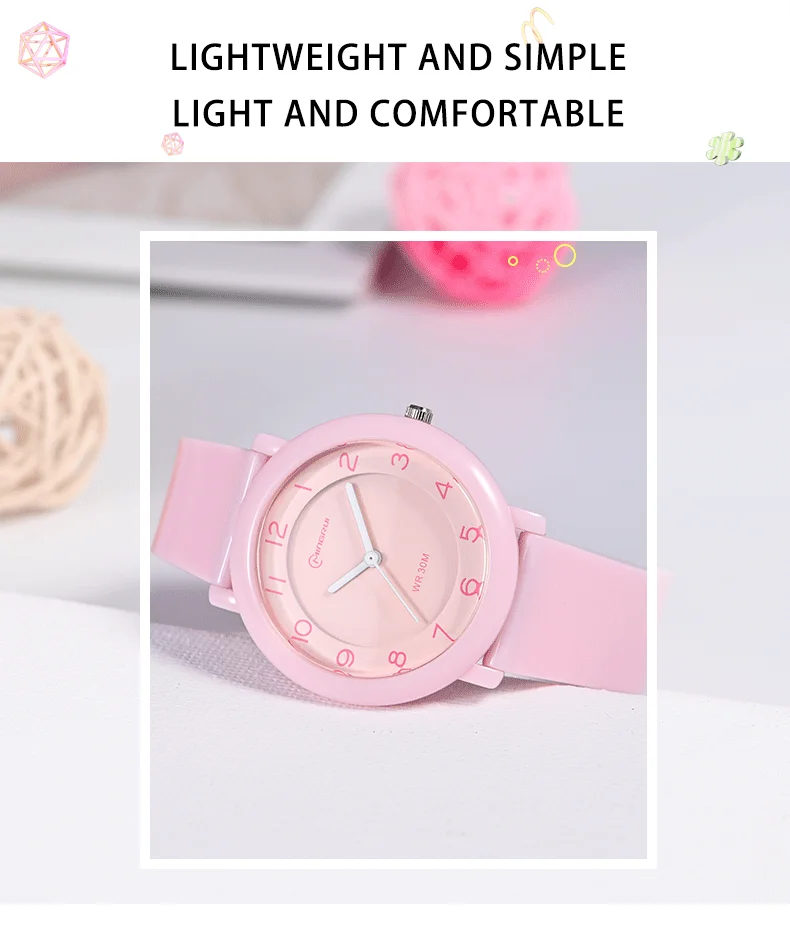 UTHAI CE85 Pointer Watch Trend Simple Quartz Watch Children's Waterproof Quartz Electronic Watch Student