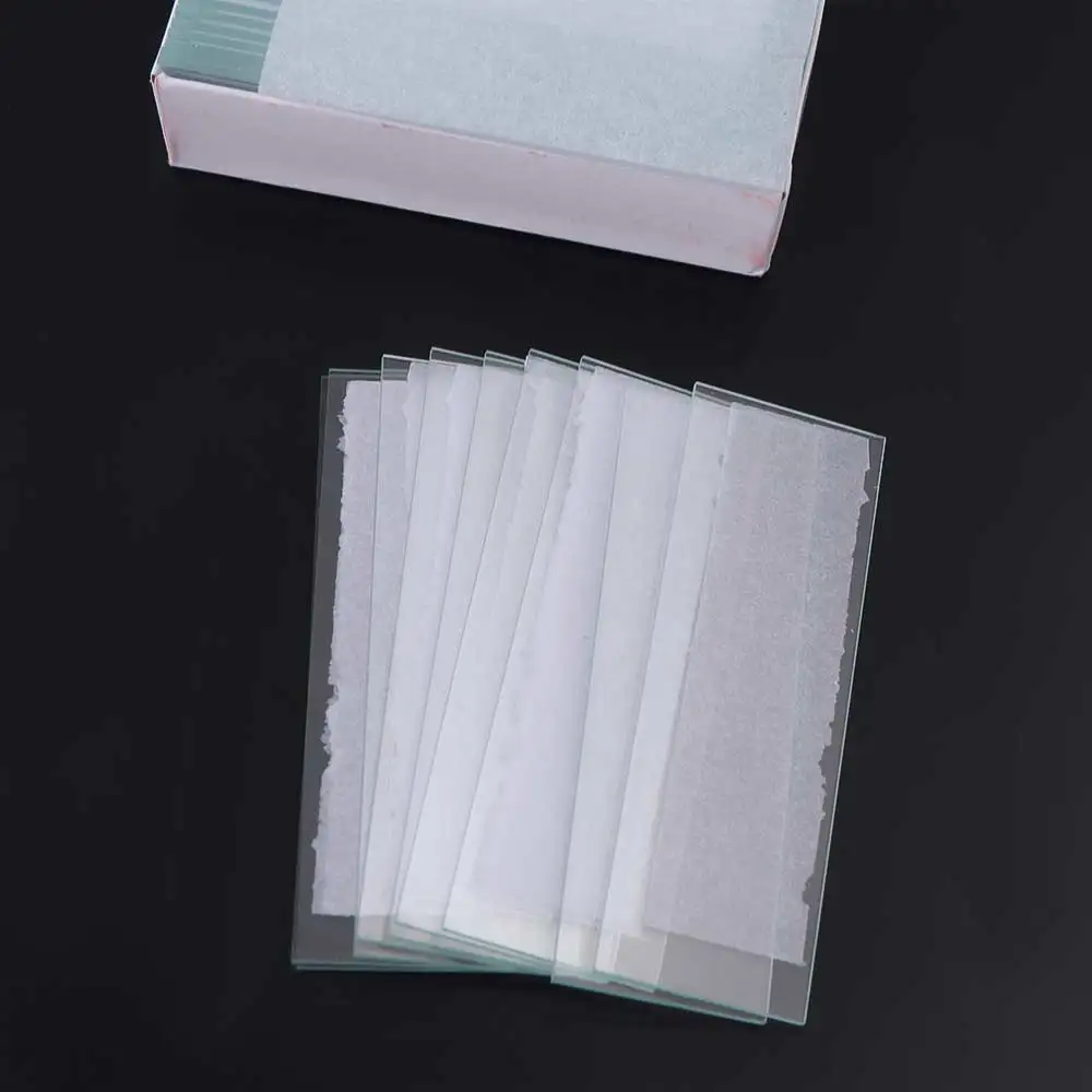 for Specimen Blank Biological Microscope Transparent Slides Optical Microscope Glass Slips Cover Glass Microscope Slides