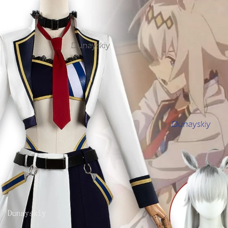 

NebulaCloak Store AUma Musume Pretty Derby Oguri Cap Cosplay Wig Ears Anime Game Roleplay PartyAdults Cosplay