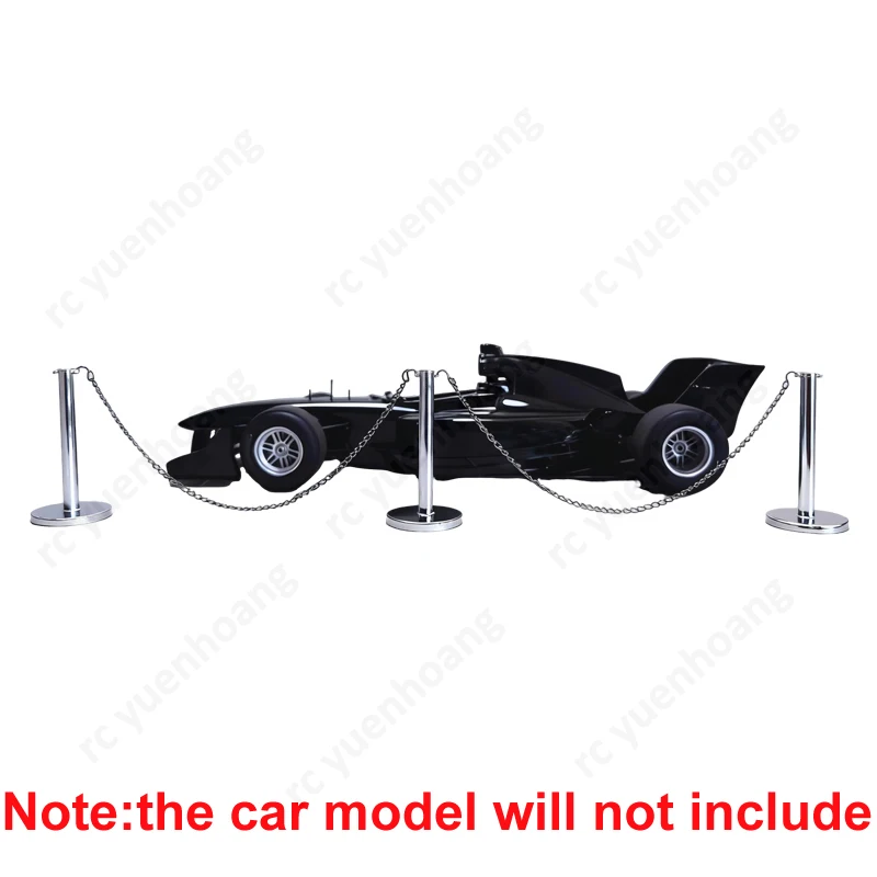 1Set 1/18 Schaal Hek Model ABS Kolom Ijzeren Ketting Display Decoratie Tentoonstelling Gebied Scène Simulatie DIY Accessoires voor RC Auto