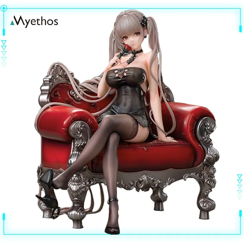 

Myethos Original Genuine Azur Lane Formidable 1/7 Rose Ceremony Ver Sexy Evening Dress 18cm Collections Model Toy Figures Gift