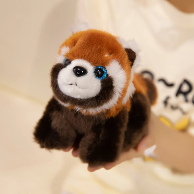 Cute Raccoon Plush Bag Toy 20cm Kawaii Round Shoulder Bag Stuffed Animal Raccoon Doll Birthday Gifts For Boys And Girls