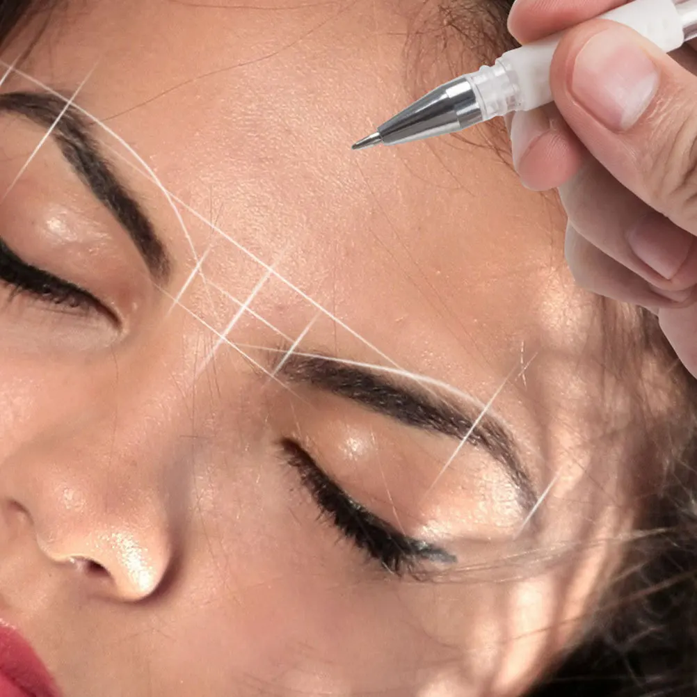 مجموعة واحدة من قلم التجميل المقاوم للماء، قلم مكياج الحواجب، أداة وضع الوشم تدوم طويلاً، قلم رسم خرائط الجلد