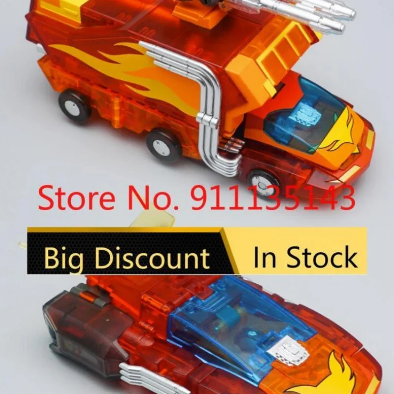 Mechfanstoys Rodimus Prime MS-19D Transparante Versie Mft Hot Rod In Voorraad