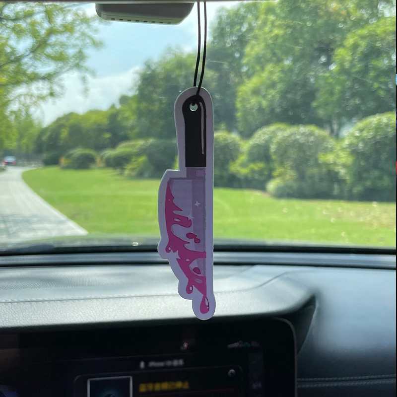 Halloween, Knives, Horror and Bloodshed Intercontinental Hotel (Hotel Scent) Car Fragrance Tablets, Wardrobe Air Freshener, Perfume, Rearview Mirror Decoration, Car Interior Hanging Ornaments, Natural Scent Air Purifier, Anime Cartoon Toilet Fragrance Sachet, Living Room Office Room Bedside Hanging Decoration